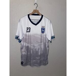 Club Union Jerez Jersey Denver Colorado White Soccer Jersey Top 2000s Y2K XL